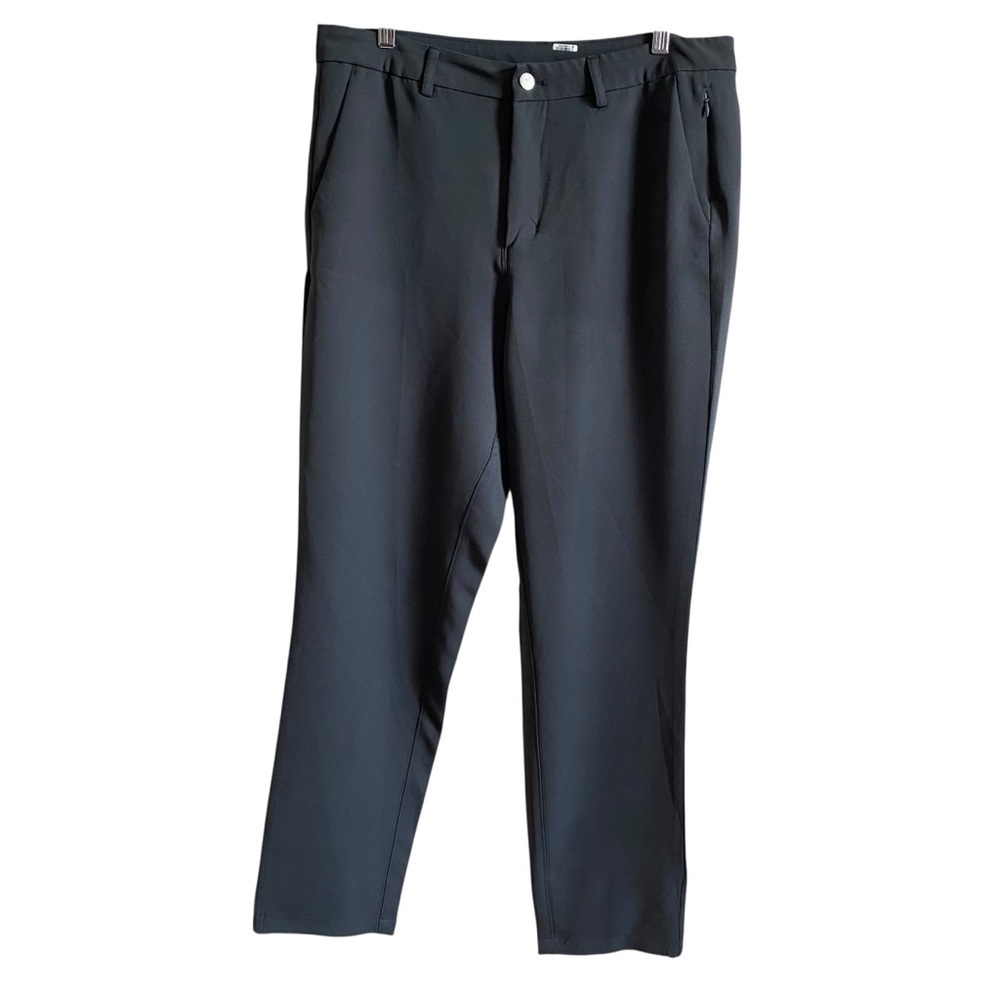 &Collar Performance Gray Men's Midrise Range Pant Stain Repel Slim Fit 34x34